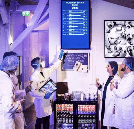 Outbreak escape room i Köpenhamn