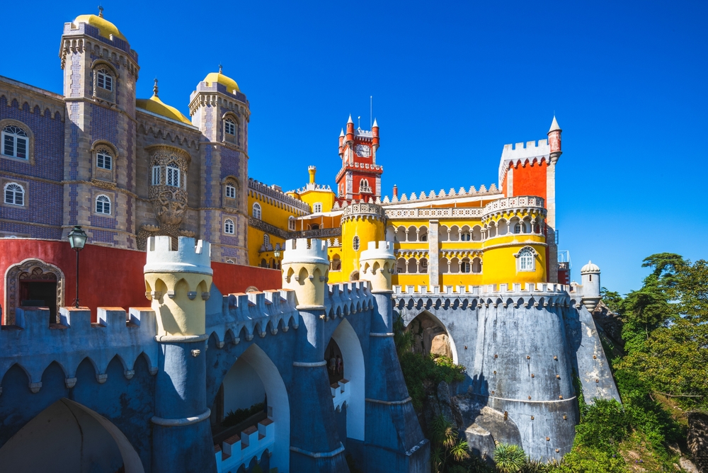 Penapalatset på en höjd i Sintra