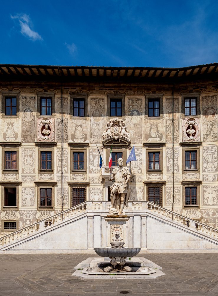 Palazzo della Carovana på Piazza dei Cavalieri i Pisas centro storico