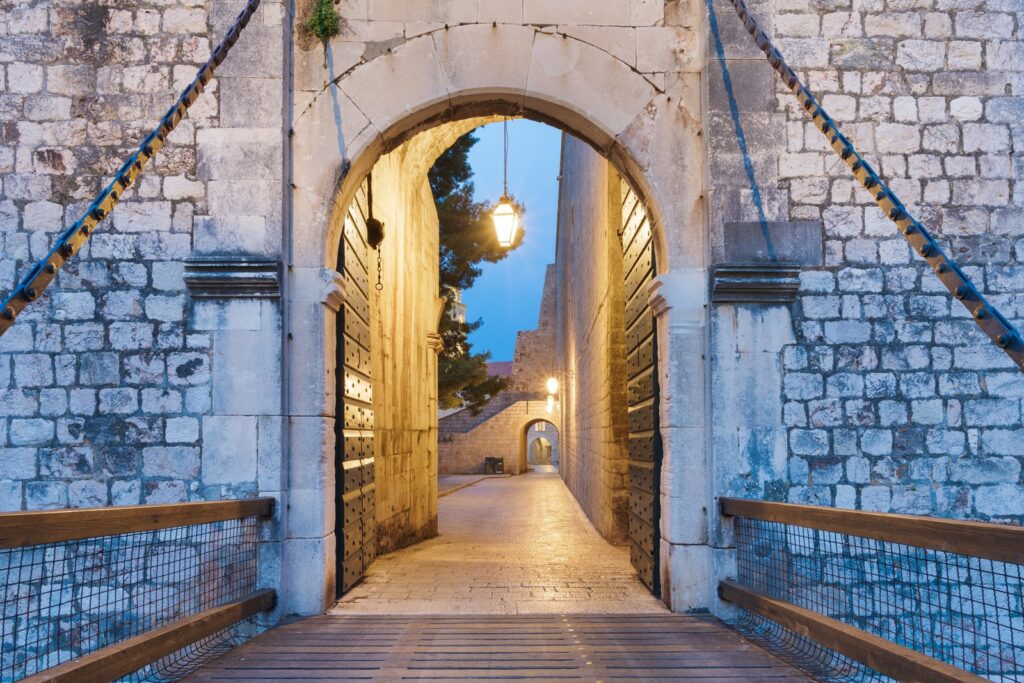 Ploče-porten vid Old Town i Dubrovnik