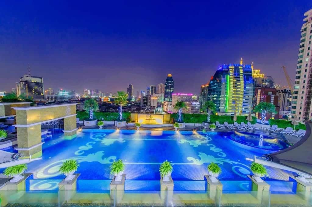 pool lyxhotell bangkok