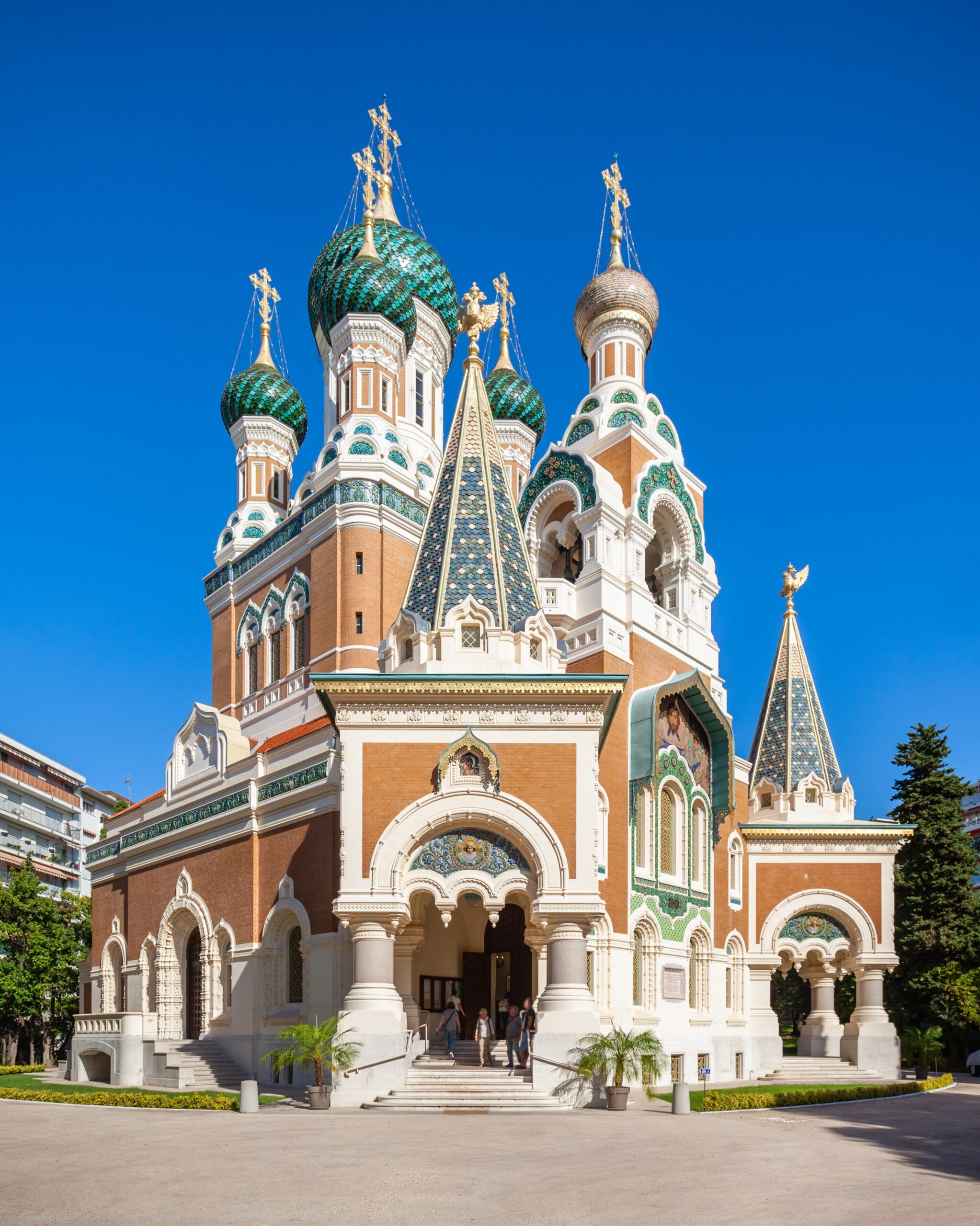 Den rysk-ortodoxa katedralen Saint-Nicolas i Nice