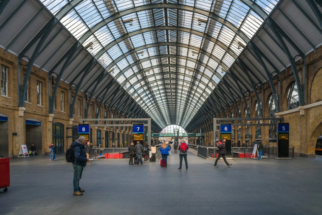 St Pancras International-stationen vid King's Cross i London