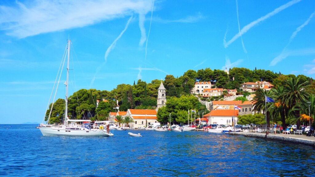 Staden och hamnen i Cavtat
