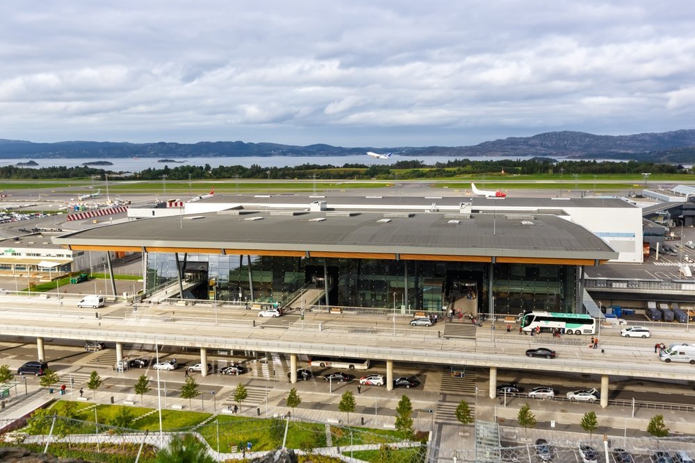 Terminalen på Bergens flygplats Flesland