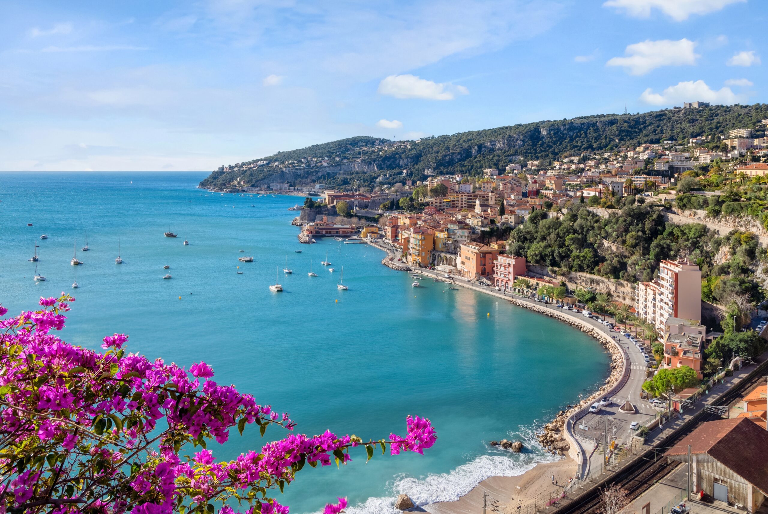 Villefranche-sur-Mer och bukten